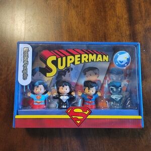 Little People Collector Superman 4-Figure Set - NWT